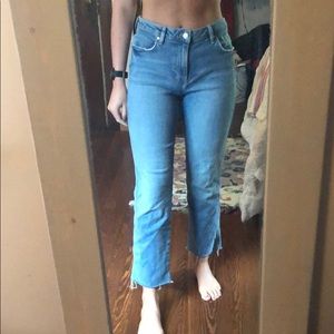 Free People Size 27 jeans, worn once!!!